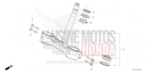 STEERING STEM CRF1100DN____________ de 2022